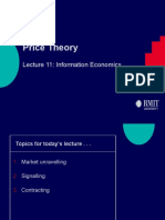 ECON1268 Price Theory - Lecture 11-1