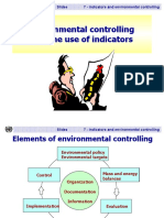 Environmental Controlling and The Use of Indicators