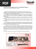 3.12 Cerraduras de seguridad tipo 103 electrica