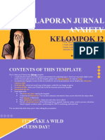 Laporan Jurnal Anxiety: Kelompok I2