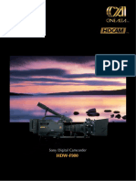 HDW-F900: Sony Digital Camcorder