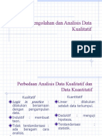 Teknik Pengolahan Dan Analisis Data Kualitatif