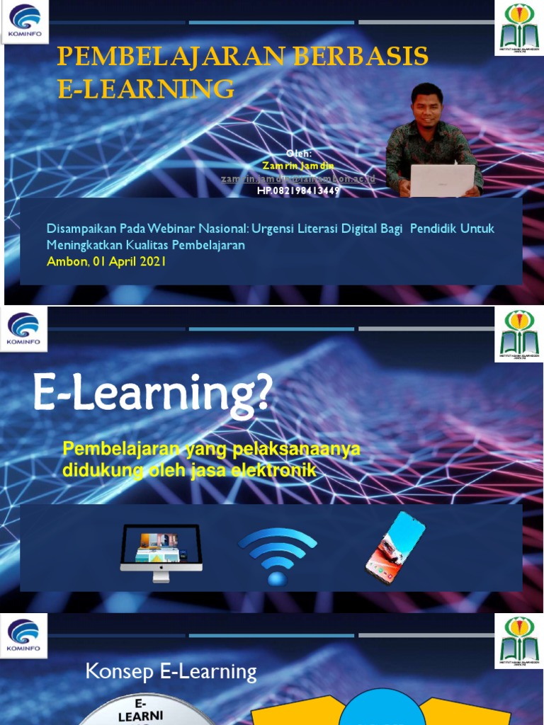 Pembelajaran Berbasis E-Learning | PDF