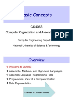 Basic Concepts: Computer Organization and Assembly Language