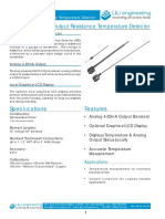 MCG 310 Analog Output Resistance Temperature Detector: Features Specifi Cations