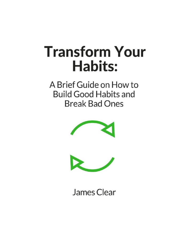 Transform Your Habits PDF SelfImprovement Lifestyle