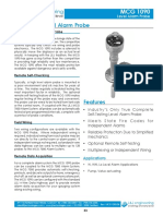 MCG 1090 Level Alarm Probe: The Only True Self Testing Probe