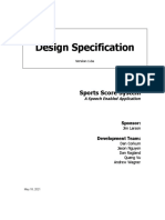 Software Design Specification