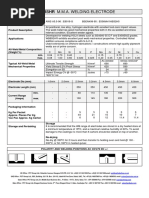 Wb88Shr M.M.A. Welding Electrode: Welding@wballoys - Co.uk