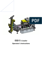 ESD 5 Crawler Operator's Instructions