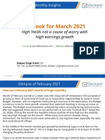 Outlook For March 2021: High Yields Not A Cause of Worry With High Earnings Growth