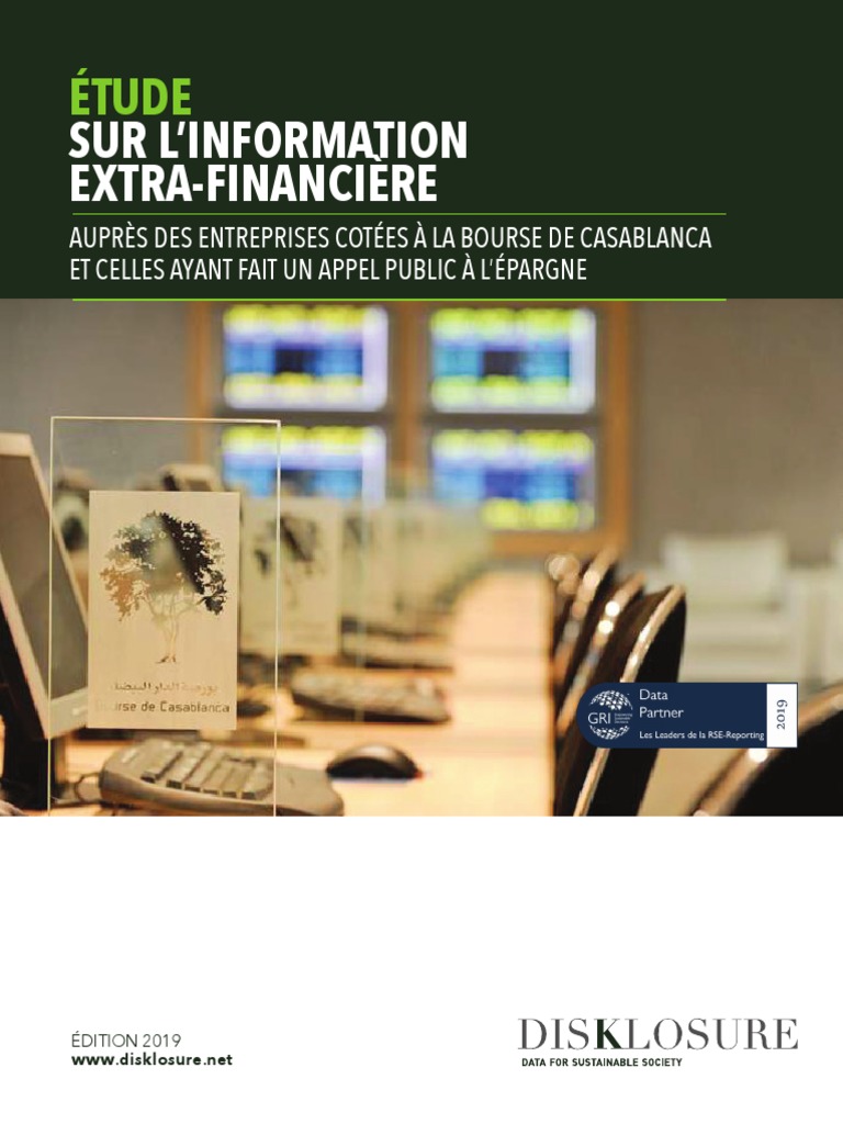 Etude Sur L'information Extra-Financière Au Maroc - Edition 2019 | PDF ...