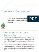 Software Engineering: CASE Tools, Software Engineering Paradigms, 4Ps, Types of Organizations/ Organizational Structure