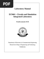 EC8461 - EC II Lab Manual