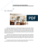 Analisa Desain Dapur dan Ruang Makan