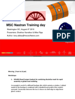 MSC Nastran Tech Day - Workshops - DC August 4, 2010 - Trimmed
