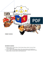 Readings in Philippine: Primary Sources