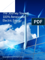 The Journey Toward 100% Renewable Electric Energy