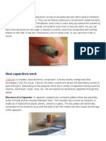 How Resistors Work: Capacitor