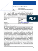 OAS Technical and Financial Project Proposal Saint Lucia National Trust Natural Hazards Final Version