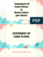 Statement of Cash Flows & Book Value per Share