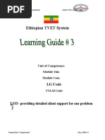 Ethiopian TVET System: LG Code