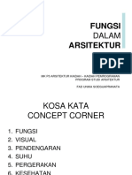 Fungsi Dalam Arsitktur