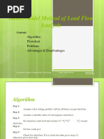 Gauss-Seidel Method of Load Flow Analysis: Algorithm Flowchart Problems Advantages & Disadvantages