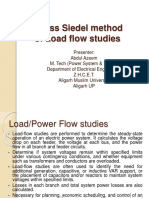 Gauss Siedel Method of Load Flow Studies