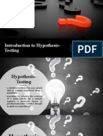 Introduction to Hypothesis Testing - Statistical Methods for Evaluating Theories