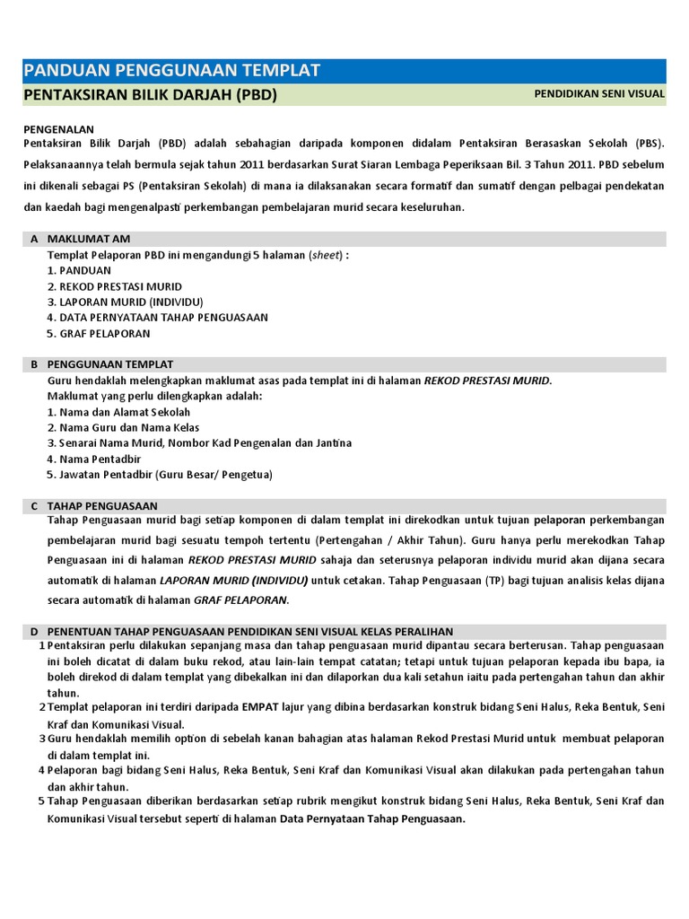 PSV-Template Pelaporan PSV - Peralihan | PDF