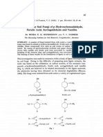 Utilization by Soil Fungi - Hydroxybenzaldehyde, Ferulic Acid, Syringaldehyde and Vanillin