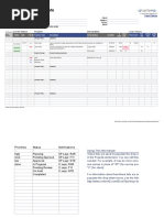 Project Tracking Template: Current Status Projects Deliverables Cost / Hours