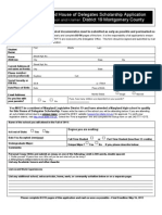 District 19 2011-2012 Scholarship Application Form