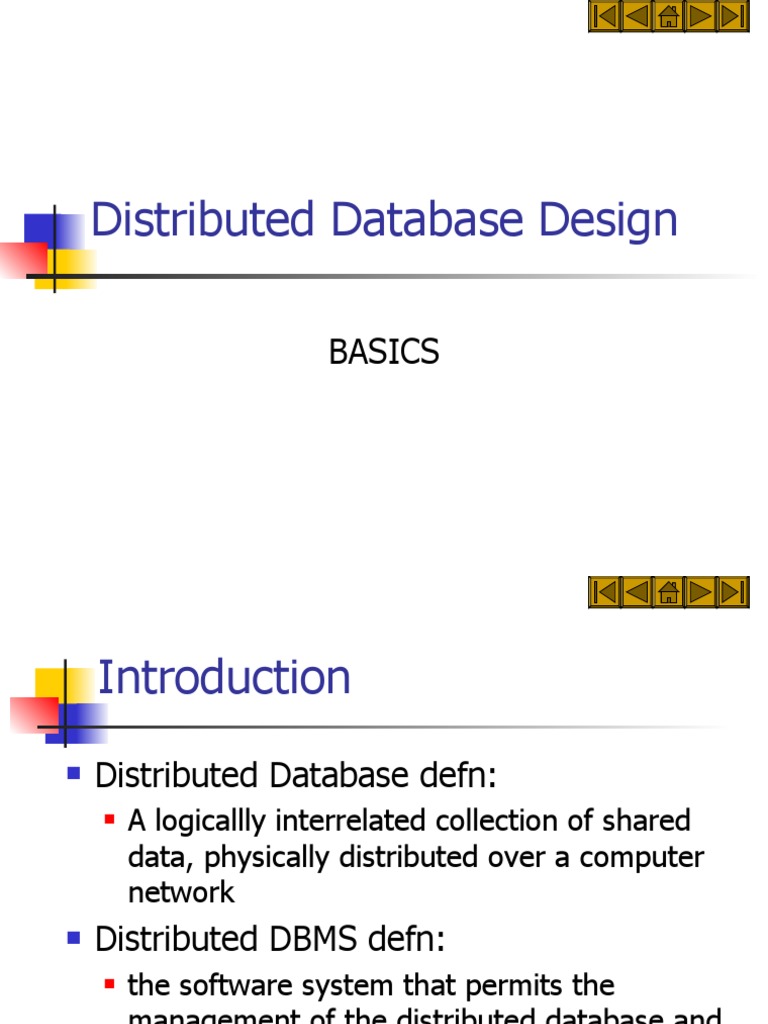 Distributed Database Design: Basics | PDF | Databases | Database ...