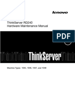Lenovo ThinkServer RD240 Hardware Manual