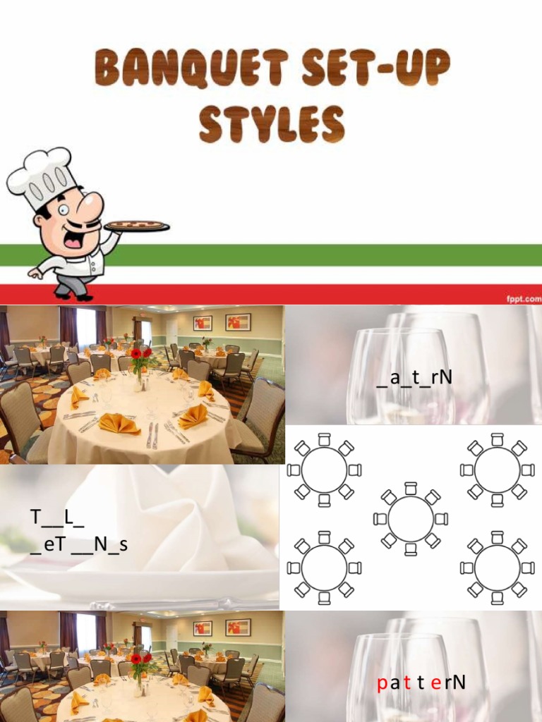 Tlebanquetsetupstyles 170821025608 | PDF | Lecture | Teachers
