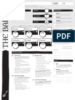 Dungeon World - Bard Character Sheet