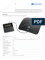 CP-8831-K9 Datasheet: Quick Specs