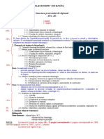 Structura Proiectului de Diploma An IV