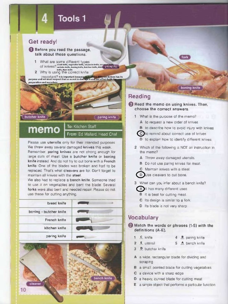 Career - Paths - Cooking - Student - S - Book - Página - 011 Yk | PDF