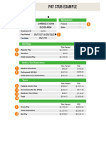 Pay Stub Example: Darrice C Cain 363-08-4464 05/01/2 30/21 1 To 05/ 05/1/21