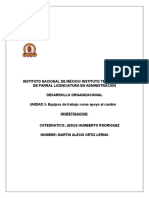 UNIDAD 5 Equipos de Trabajo Como Apoyo Al Cambio