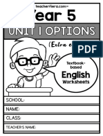 Y5 Unit 1 Worksheets Options 1