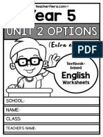 Y5 Unit 2 Worksheets Options