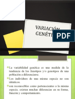 Variación Genética 2