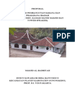 Proposal Renovasi Masjid