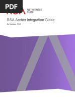 RSA Archer Integration Guide