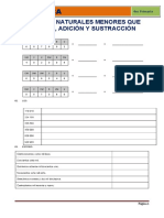 Matemática: Números Naturales Menores Que 1 000 000, Adición Y Sustracción