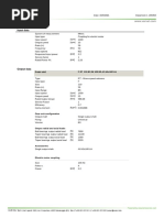 Input Data: F RT 110 B3 56 100 B5 AS 42x100 LH